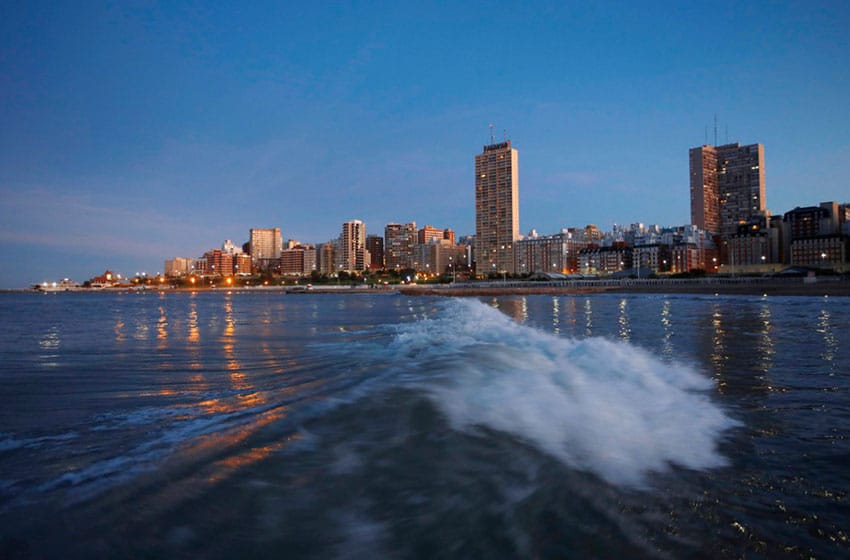 Alertan importante crecida del mar y fuerte viento en Mar del Plata