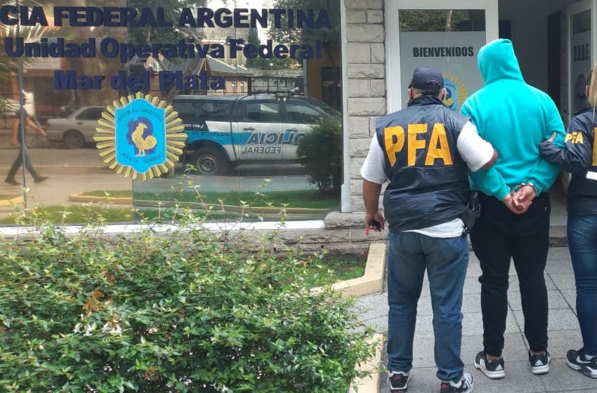 La Policía Federal de Mar del Plata detuvo a un "dealer" que estaba prófugo