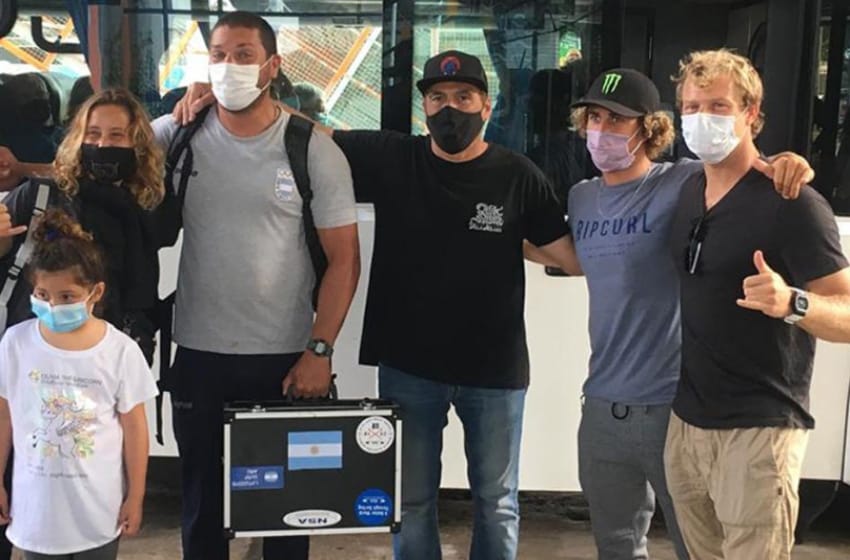 El equipo Preolímpico de Surf partió a El Salvador