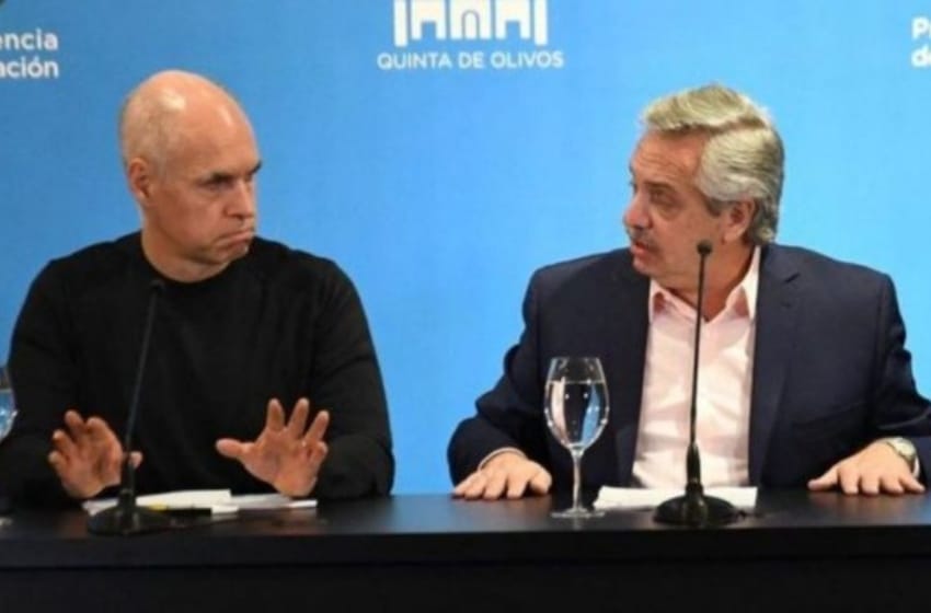 Se postergó la reunión entre Horacio Rodríguez Larreta y Alberto Fernández