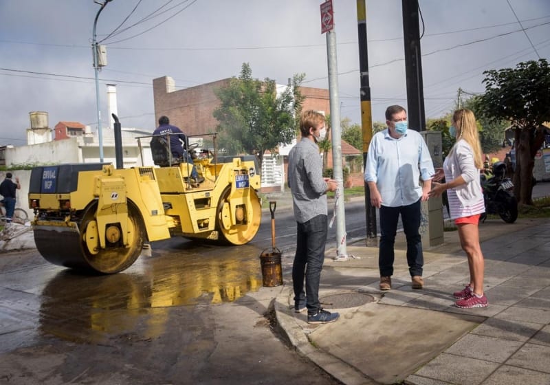 La Municipalidad trabaja en la recuperación de pavimentos