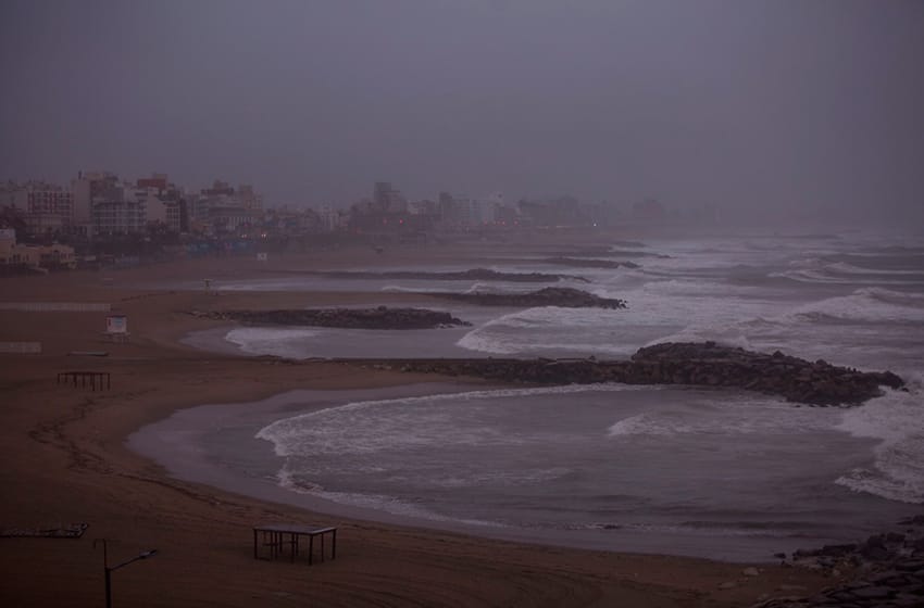 Otra jornada húmeda y con lloviznas en Mar del Plata