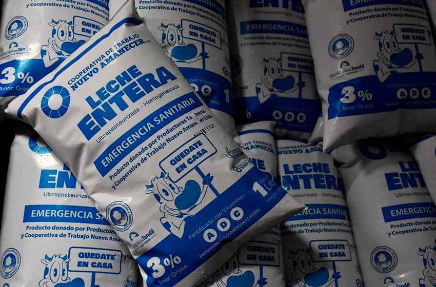 Solidaridad:  la Cooperativa Nuevo Amanecer ya donó más de 150 mil litros de leche