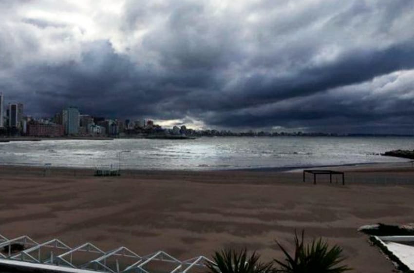 Ventoso, fresco e inestable: el Otoño nos da la espalda, en el lunes de Mar del Plata