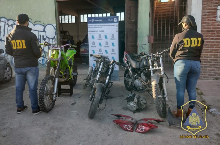 Incautaron tres motos robadas tras un operativo en Aeroparque