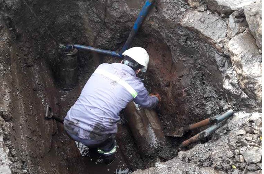 Obras Sanitarias encara completamiento de la red cloacal en Batán