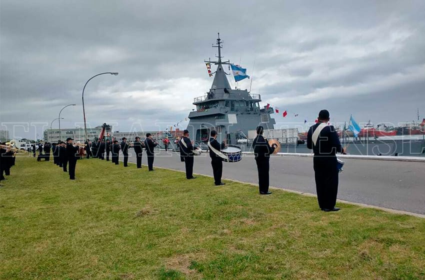 Tras 21 días, arribó el nuevo patrullero de la Armada a Mar del Plata