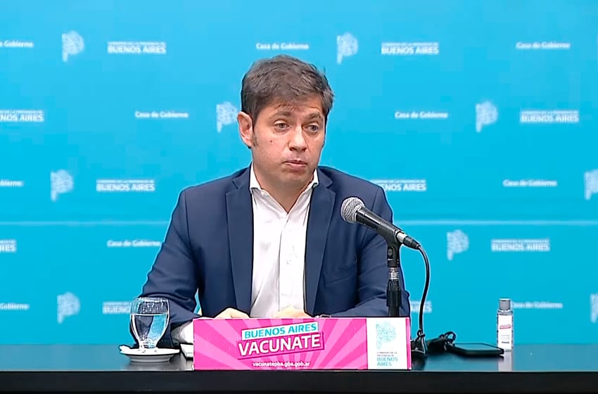 Kicillof destacó que la provincia de Buenos Aires llegará en breve a "6 millones de vacunados"