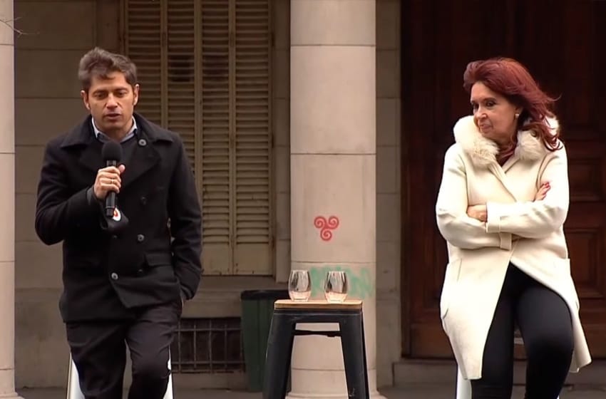 Cristina Fernández y Kicillof juntos en un acto en el Hospital de Niños de La Plata