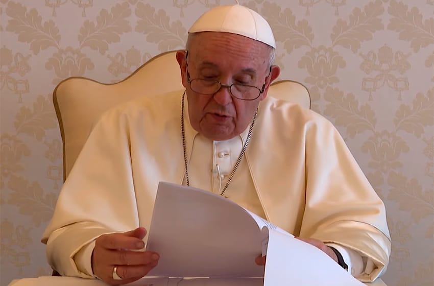 Videomensaje del Papa para Mar del Plata: "El centro del Evangelio son los pobres"