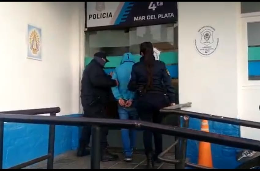 Detuvieron en una pelea callejera al hombre que robó la Dirección Personas Mayores de Mar del Plata