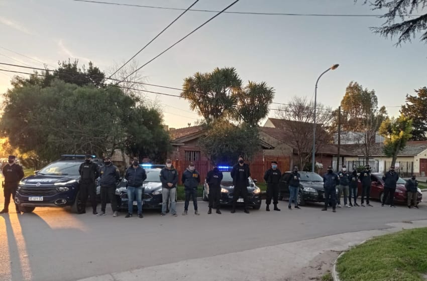Fuerte operativo de la Policía Federal en los barrios de Mar del Plata