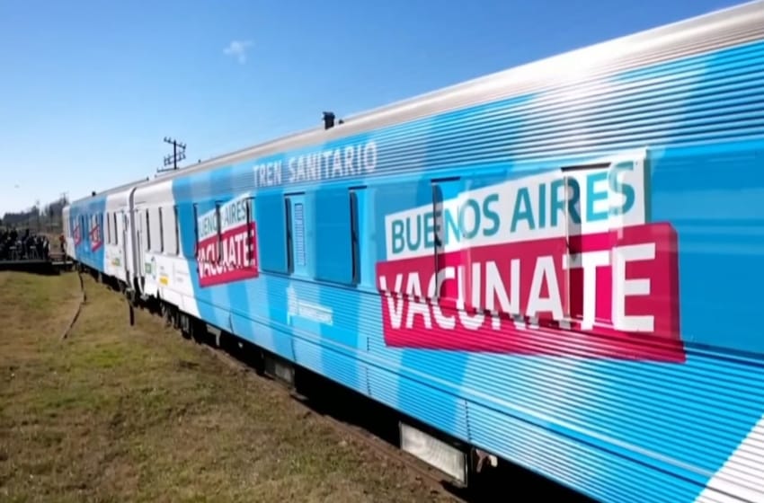 Aseguran que el tren sanitario bonaerense llegará a Mar del Plata, San Nicolás y Junín