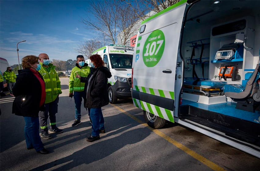 Celebran llegada de nuevas ambulancias a Mar del Plata: "Reemplazan a las que tienen un desgaste importante"