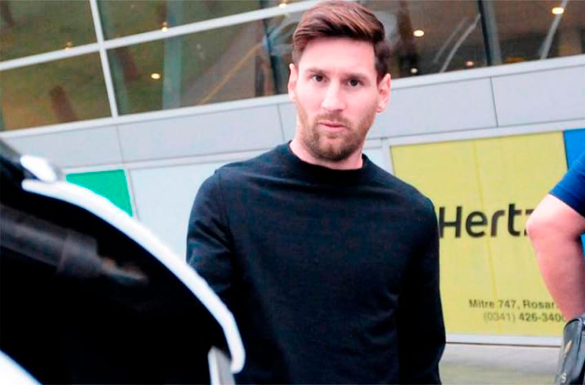 Messi se sumó al seleccionado argentino en Venezuela