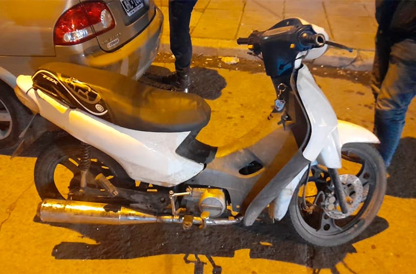 Atrapó a un ladrón cuando le robaba la moto