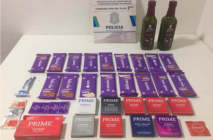 Para mitigar el frío: roban chocolates y preservativos de un reconocido supermercado de Mar del Plata