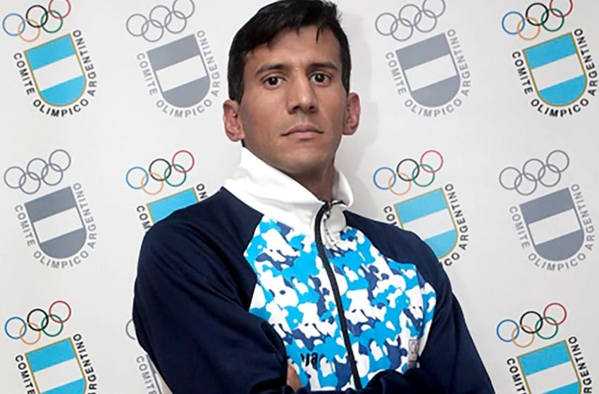 Villamayor inició su participación en el pentatlón moderno de los JJOO