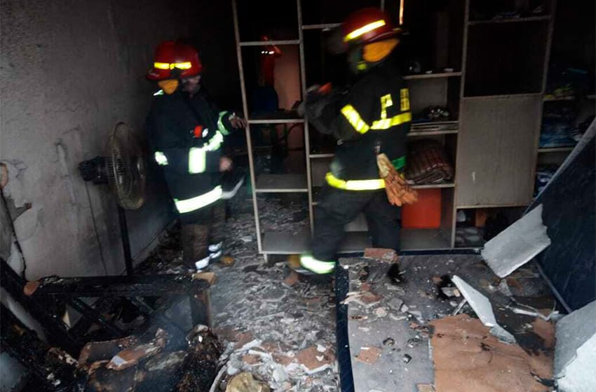 Se incendió un departamento: no hubo víctimas fatales