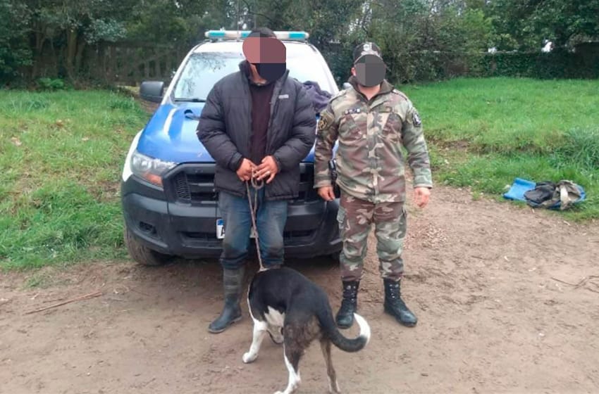 Atrapan a cazadores furtivos que utilizaban perros Pitbull para atacar a los animales