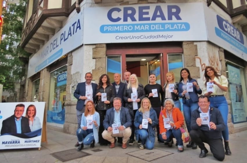 Dirigentes de diferentes partidos y espacios pidieron el voto para Crear Mar del Plata