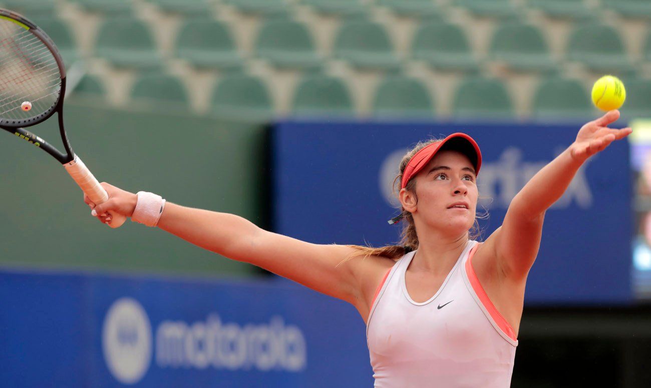 Solana Sierra fue eliminada en dobles y tiene rival en singles