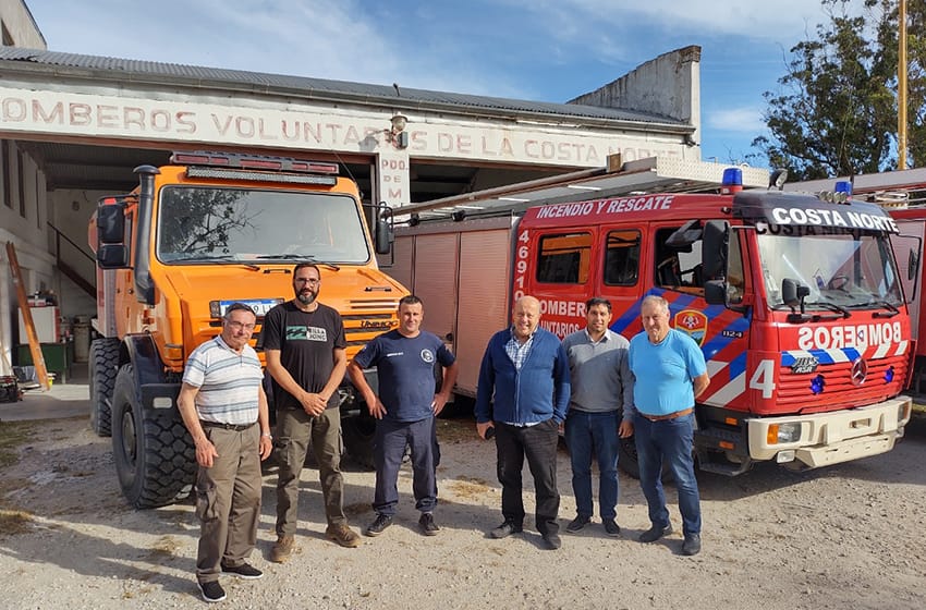 Paredi se reunió con Bomberos para la prevención de incendios forestales