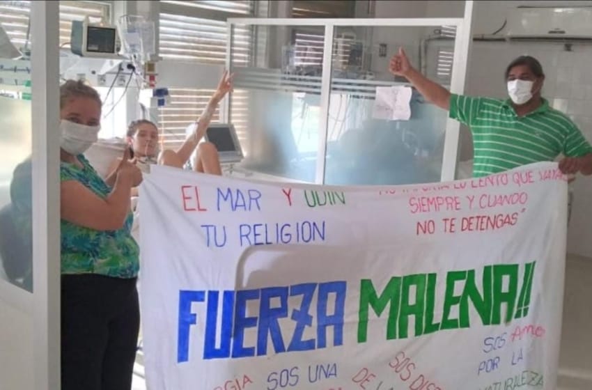 Malena Corvalán fue trasladada a terapia intermedia y solo "queda la recuperación"