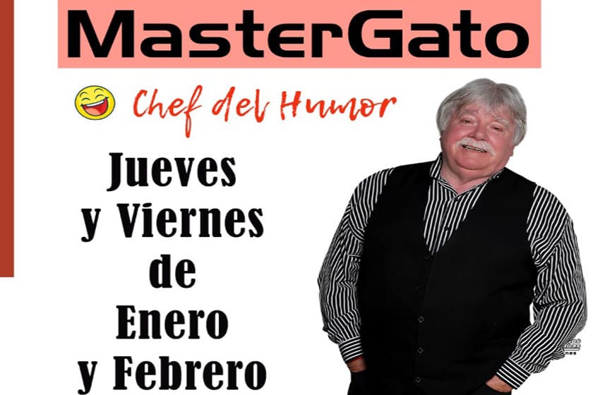El Gato Peters presentará en Mar del Plata "MasterGato: chef del humor"