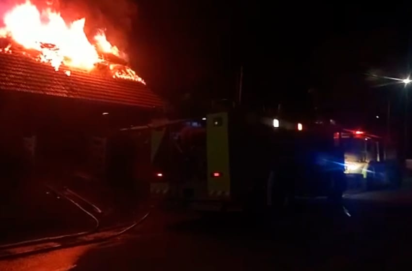 Se incendió una casa deshabitada en Faro Norte: desconocen los motivos