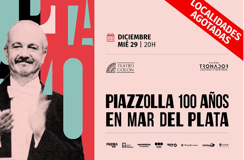 “Piazzolla 100”, el primer espectáculo de Mar del Plata con localidades agotadas