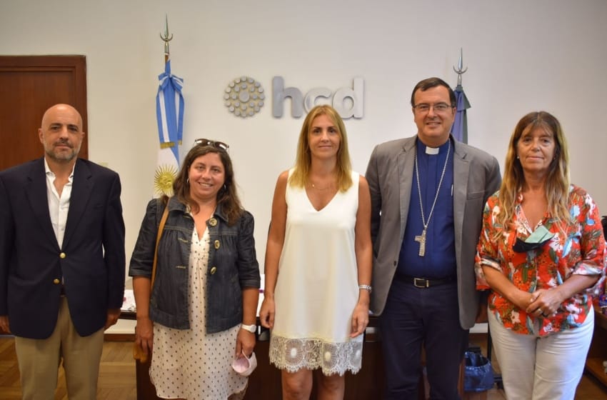 Sánchez Herrero se reunió con el Obispo: “Tenemos una agenda de trabajo con espíritu de encuentro y compromiso social”