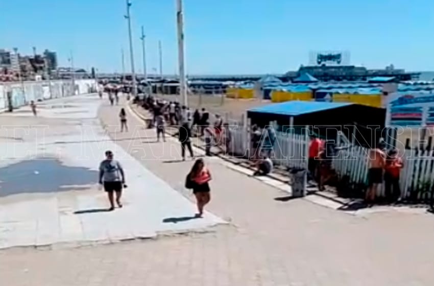 Video: marplatenses y turistas desbordaron los centros de testeos