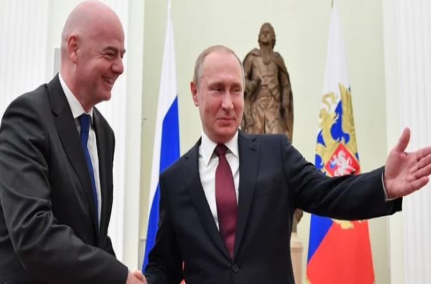 Infantino condenó en nombre de la FIFA el ataque de Rusia a Ucrania: qué pasará con el Mundial de Qatar