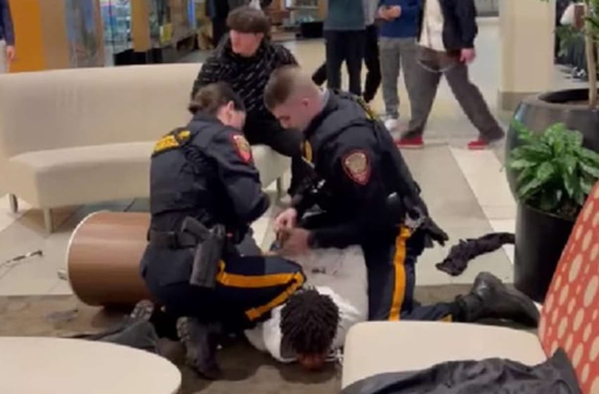 Racismo en EEUU: policías atacan a un ciudadano afroamericano que se peleó con un joven blanco