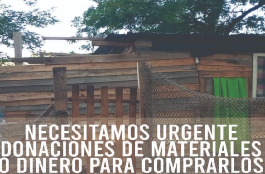 Solidaridad: buscan materiales para construirle la casa a una mamá y sus dos hijos en Mar del Plata