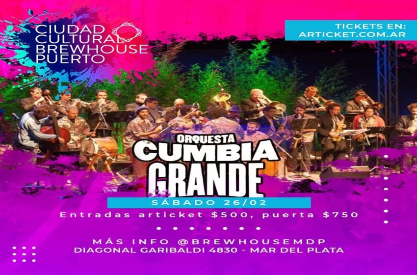 Sábado de carnaval con "Cumbia Grande"