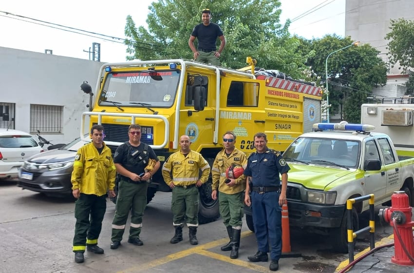 Video: así llegaron los bomberos de Mar del Plata que ayudaron en Corrientes