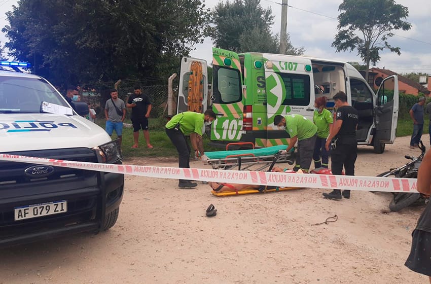 Un joven delivery resultó herido en un choque en Alto Camet