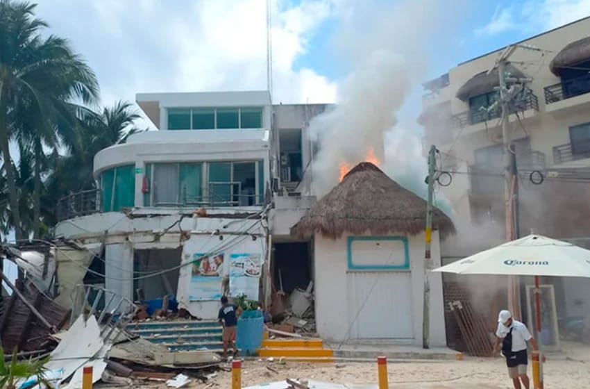 Se registró una explosión en Playa del Carmen que dejó dos víctimas fatales