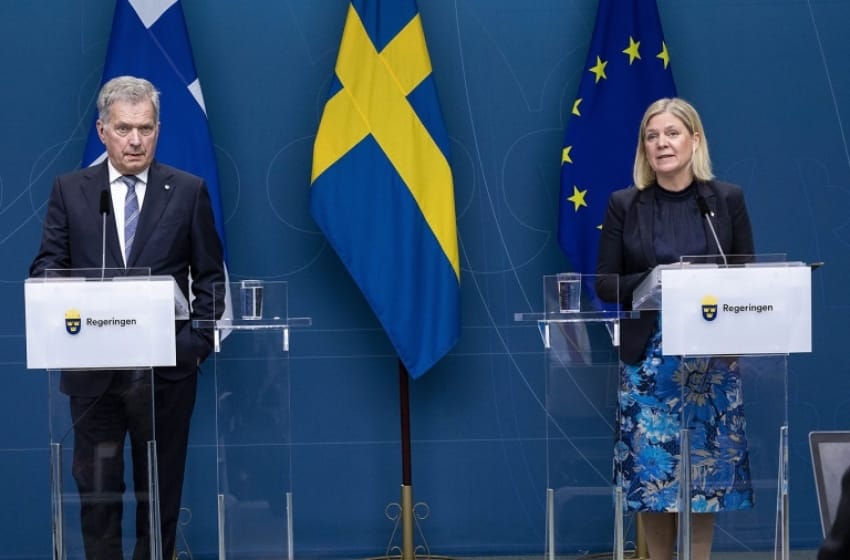 Finlandia y Suecia presentaron sus pedidos de adhesión a la OTAN