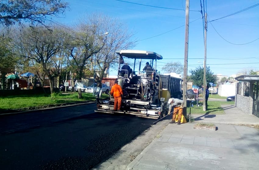 Cortes de tránsito en Mar del Plata obras de pavimento con cordón cuneta