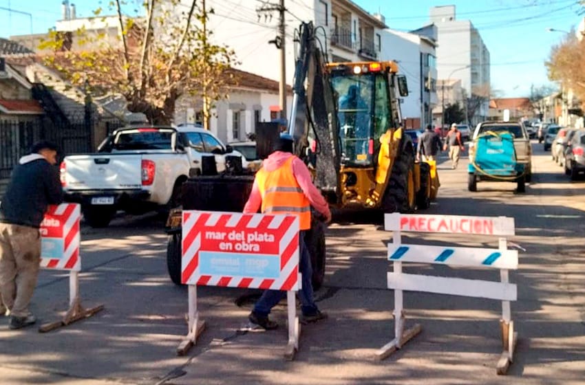 Atención marplatenses: cortes de tránsito por obras de pavimentación