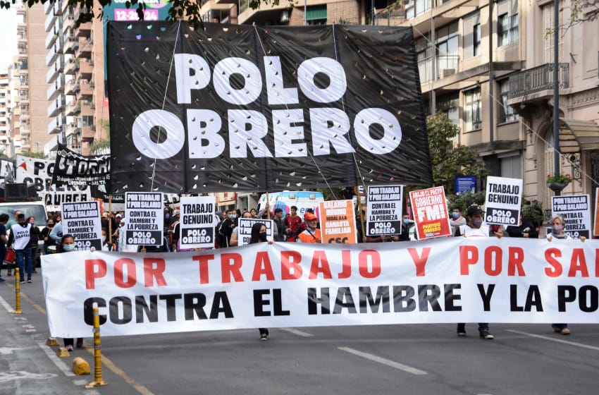 La marcha piquetera “contra el hambre y la pobreza” desembarca en Buenos Aires