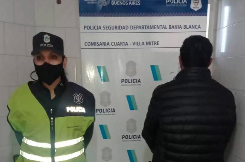 Detenido por secuestrar y violar a su expareja en Bahía Blanca
