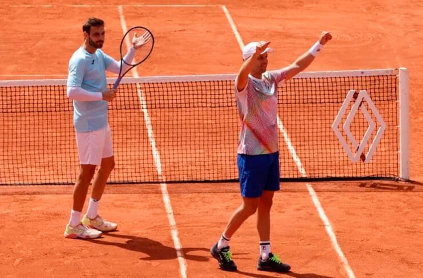 Zeballos avanzó a semifinales en el certamen de dobles en Roland Garros