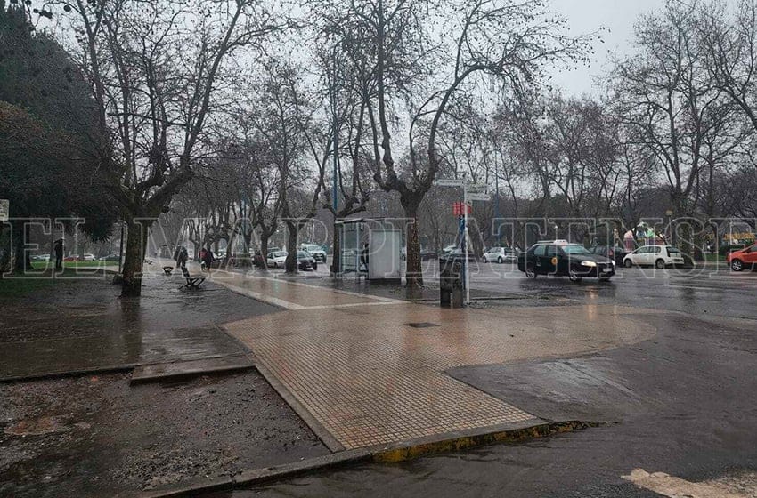 Domingo de lluvia en Mar del Plata