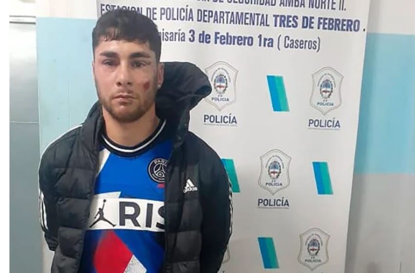 El ex jugador de River Plate Ezequiel Cirigliano fue detenido por entrar a una casa a los tiros