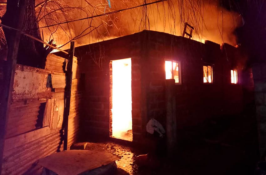 Se incendió la cocina de una vivienda del barrio Florencio Sánchez