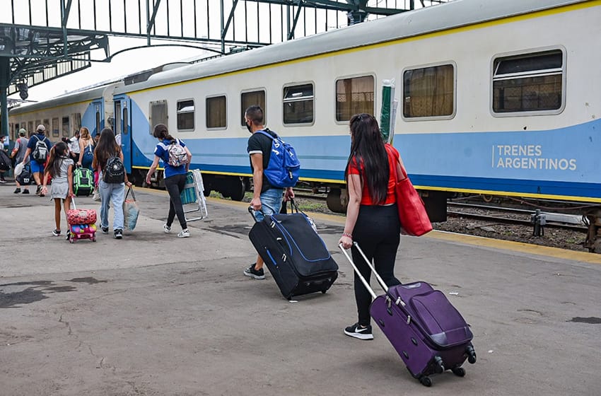 Mar del Plata fue el destino más elegido por quienes viajan en tren